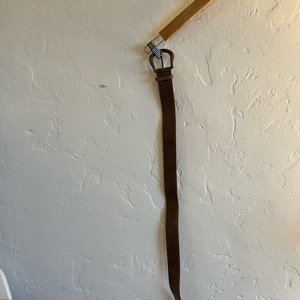 Brown Leather Women's Belt